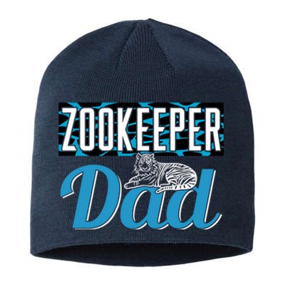 Zookeeper Dad Job Zookeepping Gift Sustainable Beanie