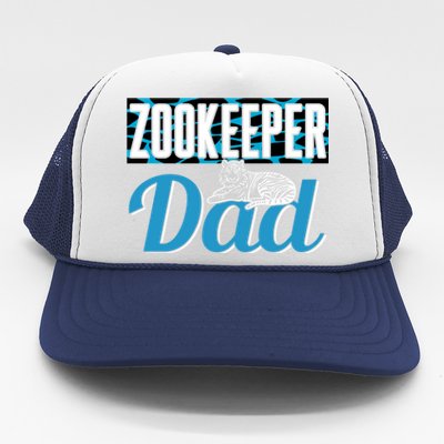 Zookeeper Dad Job Zookeepping Gift Trucker Hat