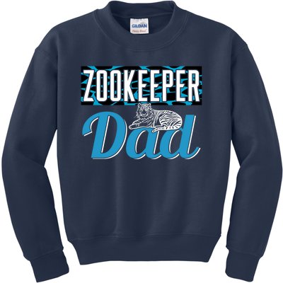 Zookeeper Dad Job Zookeepping Gift Kids Sweatshirt