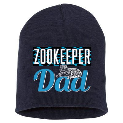 Zookeeper Dad Job Zookeepping Gift Short Acrylic Beanie