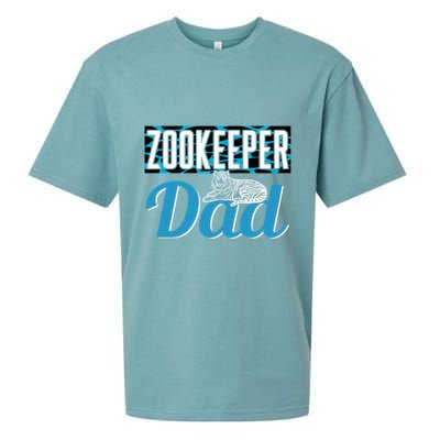 Zookeeper Dad Job Zookeepping Gift Sueded Cloud Jersey T-Shirt