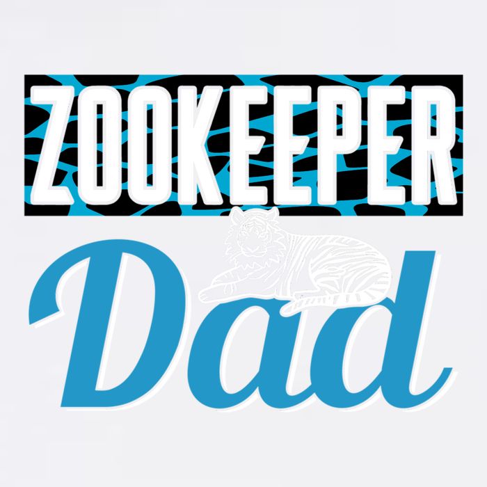 Zookeeper Dad Job Zookeepping Gift Garment-Dyed Sweatshirt