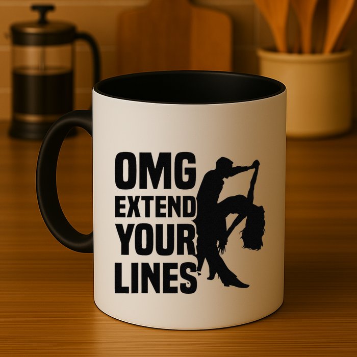 Zouk Dancer Omg Extend Your Lines Zouk Dancing Mug