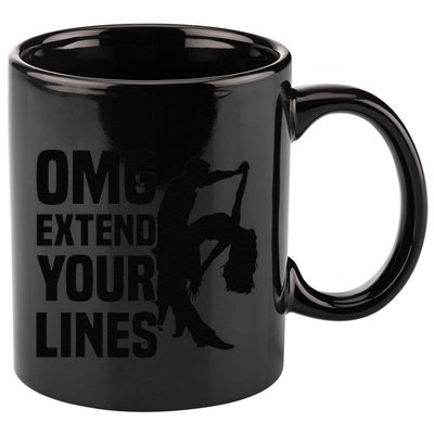 Zouk Dancer Omg Extend Your Lines Zouk Dancing 11oz C Handle Ceramic Mug