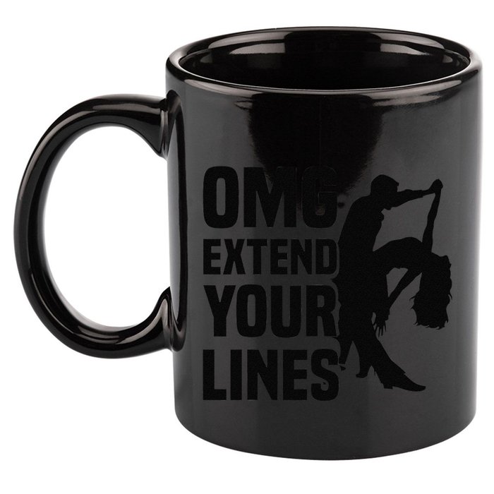 Zouk Dancer Omg Extend Your Lines Zouk Dancing 11oz C Handle Ceramic Mug
