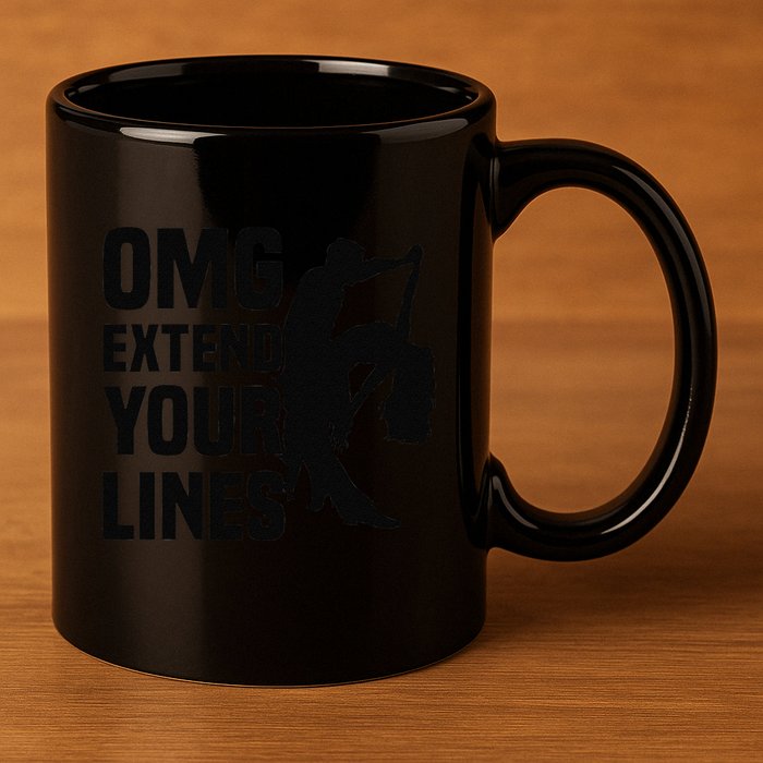 Zouk Dancer Omg Extend Your Lines Zouk Dancing 11oz C Handle Ceramic Mug