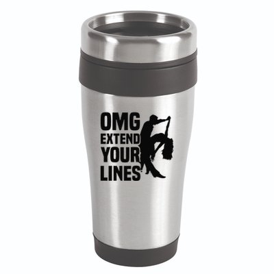 Zouk Dancer Omg Extend Your Lines Zouk Dancing 16oz Travel Tumbler
