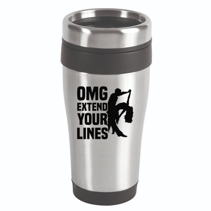 Zouk Dancer Omg Extend Your Lines Zouk Dancing 16oz Travel Tumbler