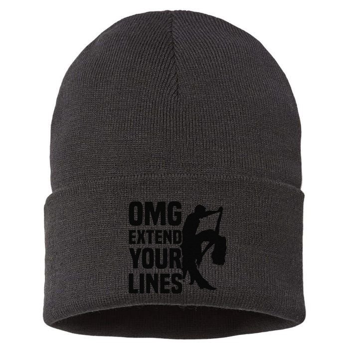 Zouk Dancer Omg Extend Your Lines Zouk Dancing Sustainable Knit Beanie
