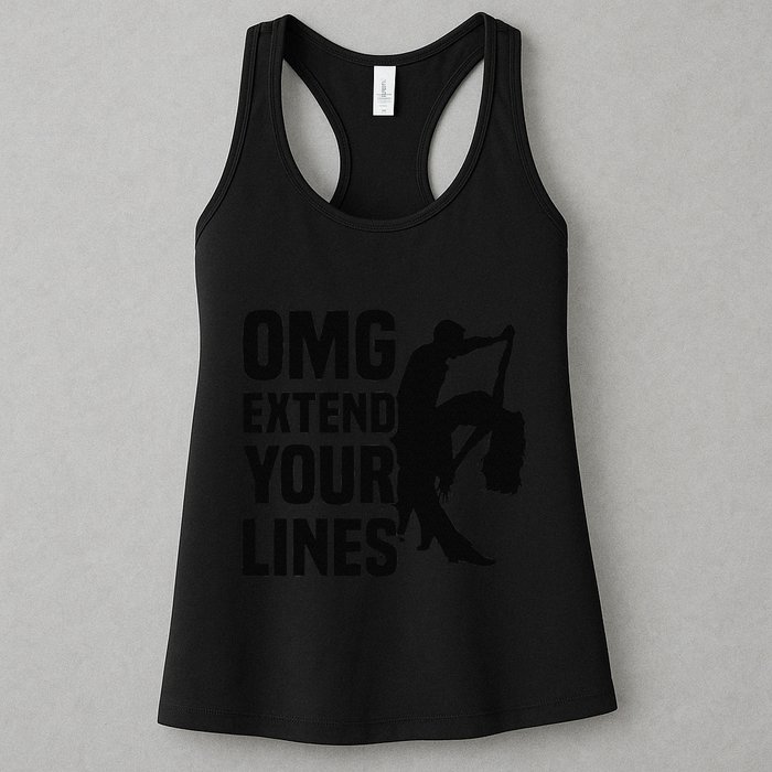 Zouk Dancer Omg Extend Your Lines Zouk Dancing Womens Tank Top