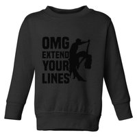 Zouk Dancer Omg Extend Your Lines Zouk Dancing Toddler Sweatshirt