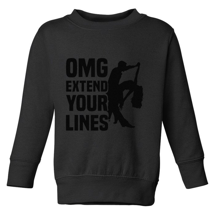 Zouk Dancer Omg Extend Your Lines Zouk Dancing Toddler Sweatshirt