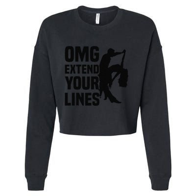 Zouk Dancer Omg Extend Your Lines Zouk Dancing Cropped Pullover Crew