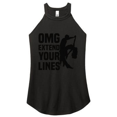 Zouk Dancer Omg Extend Your Lines Zouk Dancing Women's Perfect Tri Rocker Tank