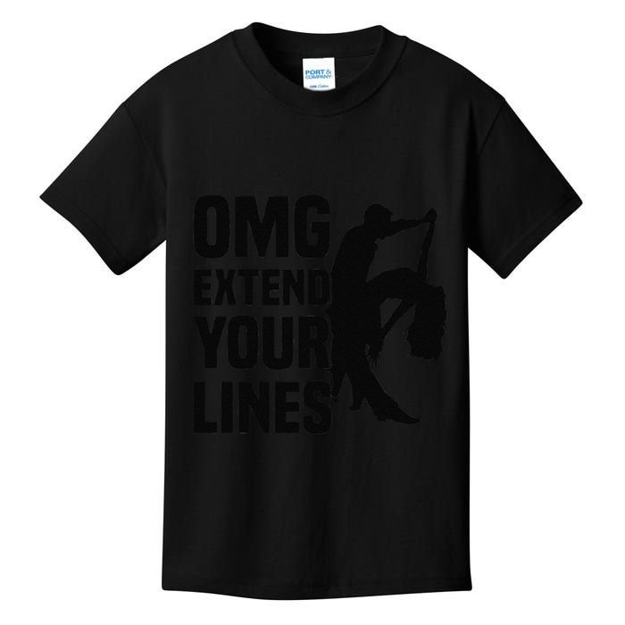 Zouk Dancer Omg Extend Your Lines Zouk Dancing Kids T-Shirt