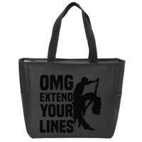 Zouk Dancer Omg Extend Your Lines Zouk Dancing Zip Tote Bag