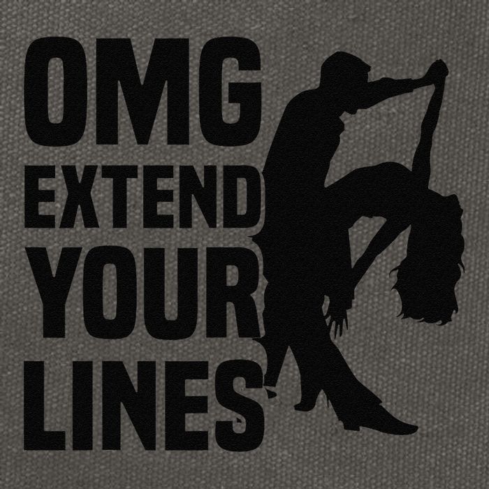 Zouk Dancer Omg Extend Your Lines Zouk Dancing Cotton Canvas Backpack
