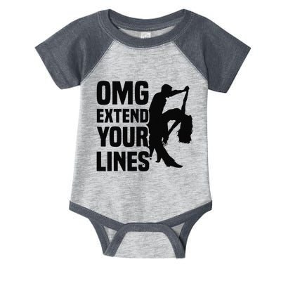 Zouk Dancer Omg Extend Your Lines Zouk Dancing Infant Baby Jersey Bodysuit