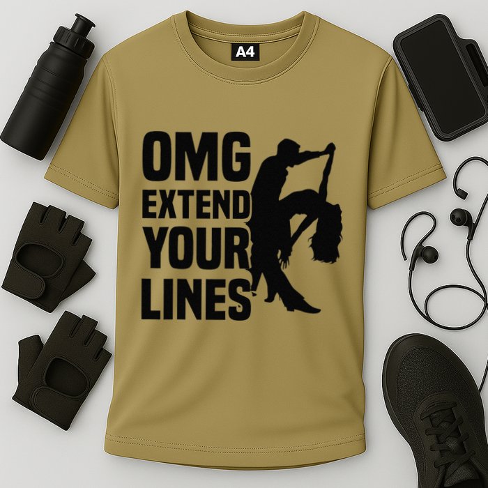 Zouk Dancer Omg Extend Your Lines Zouk Dancing Performance Shirt