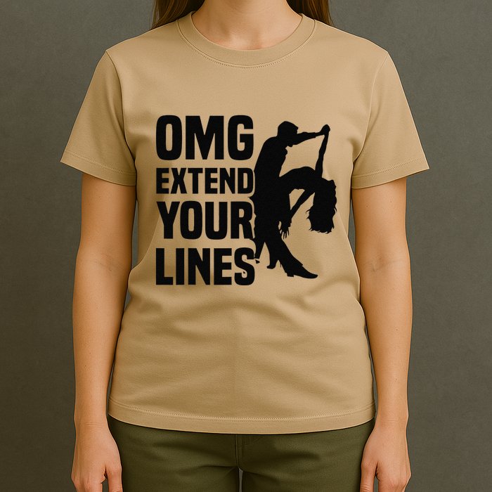 Zouk Dancer Omg Extend Your Lines Zouk Dancing T-Shirt