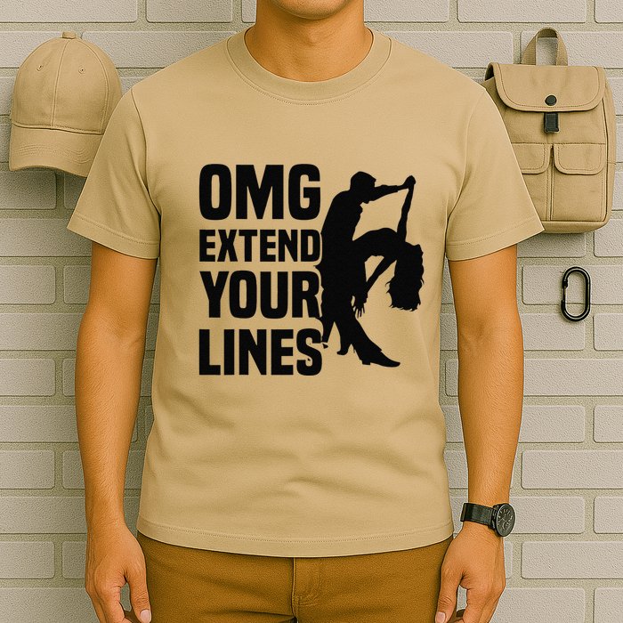 Zouk Dancer Omg Extend Your Lines Zouk Dancing T-Shirt