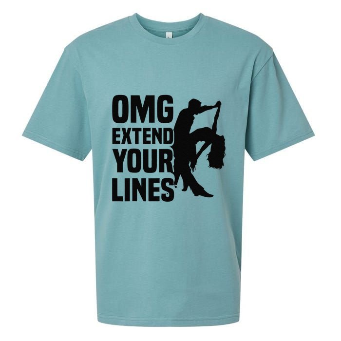 Zouk Dancer Omg Extend Your Lines Zouk Dancing Sueded Cloud Jersey T-Shirt