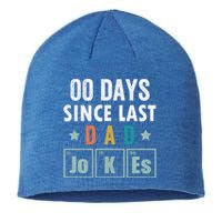 Zero Days Since Last Dad Joke Funny Dad Joke Gift Sustainable Beanie