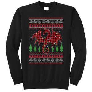 Zodiac Dragon Ugly Sweater Christmas Lights Dragon Lover Sweatshirt