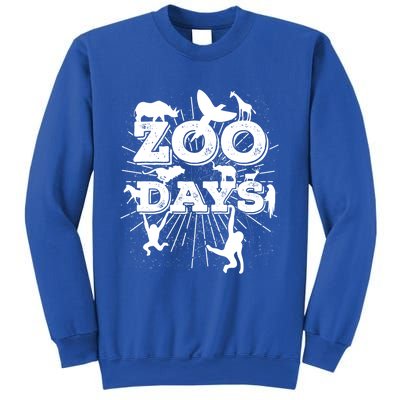 Zoo Days Wildlife Safari Animal Lover Gift Funny Gift Sweatshirt