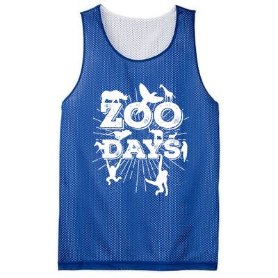 Zoo Days Wildlife Safari Animal Lover Gift Funny Gift Mesh Reversible Basketball Jersey Tank