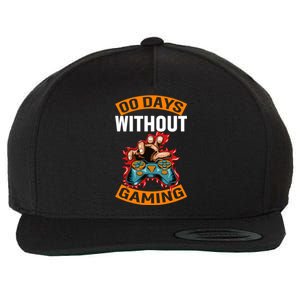 Zero Days Without Gaming Pro Video Gamer Gift Wool Snapback Cap