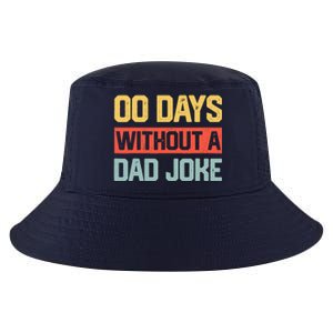 Zero Days With A Dad Joke Humor Dad Joke Funny Father's Day Cool Comfort Performance Bucket Hat