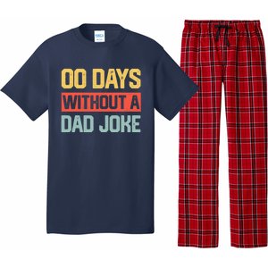 Zero Days With A Dad Joke Humor Dad Joke Funny Father's Day Pajama Set