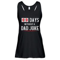 Zero Days Without A Dad Joke Funny Ladies Essential Flowy Tank