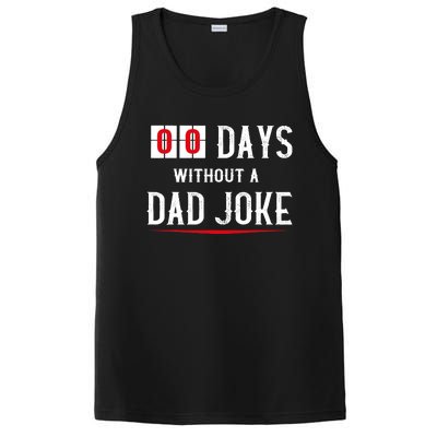 Zero Days Without A Dad Joke Funny PosiCharge Competitor Tank