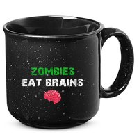 Zombies Eat Brains 15oz Campfire Ceramic Mug
