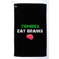 Zombies Eat Brains Golf Towel