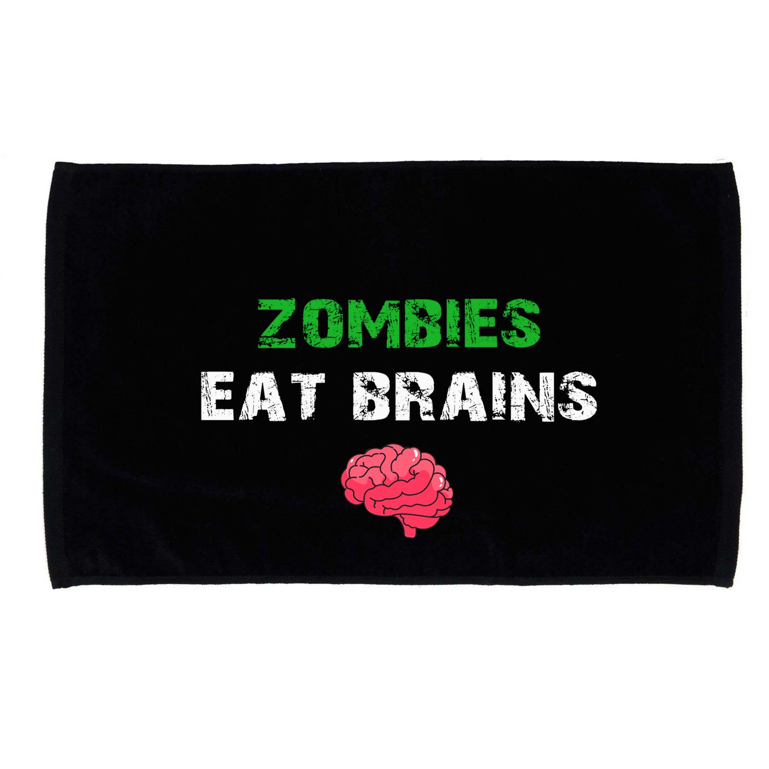 Zombies Eat Brains Microfiber Hand Towel