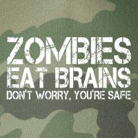 Zombies Eat Brains Dont Worry Youre Safe Funny Legacy Tie Dye Trucker Hat
