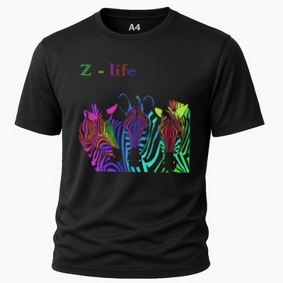 Zebra Life Z Three Zebras Performance Shirt