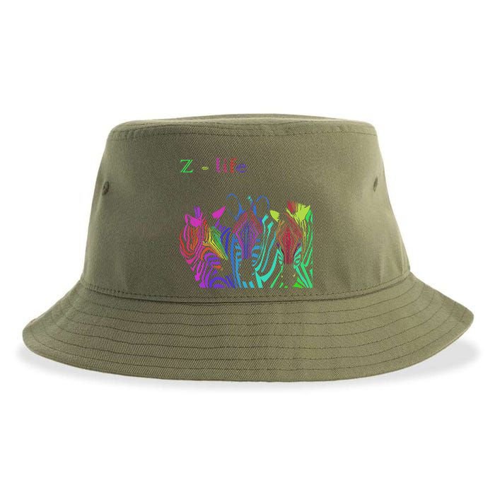 Zebra Life Z Three Zebras Sustainable Bucket Hat