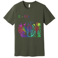 Zebra Life Z Three Zebras Premium T-Shirt