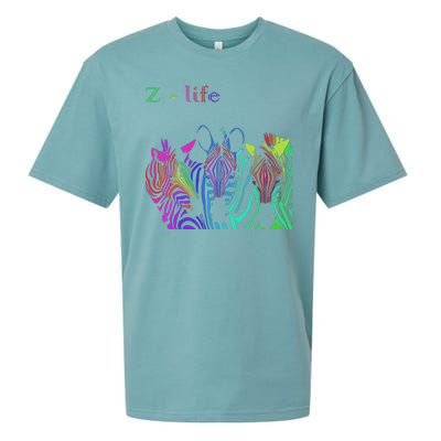 Zebra Life Z Three Zebras Sueded Cloud Jersey T-Shirt