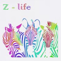 Zebra Life Z Three Zebras Garment-Dyed Sweatshirt