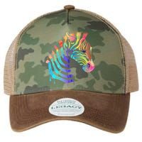 Zebra Neon Legacy Tie Dye Trucker Hat