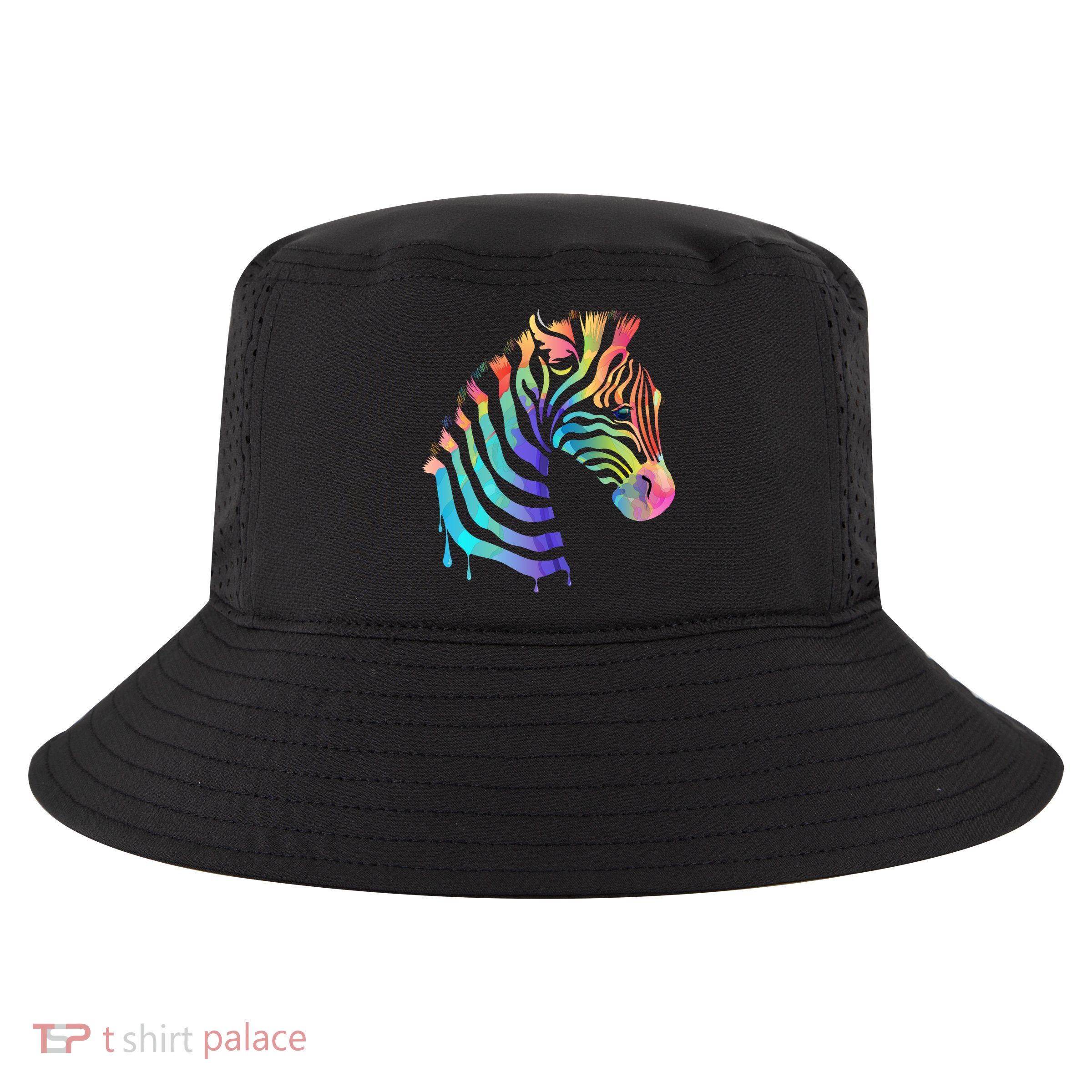 Zebra Neon Cool Comfort Performance Bucket Hat