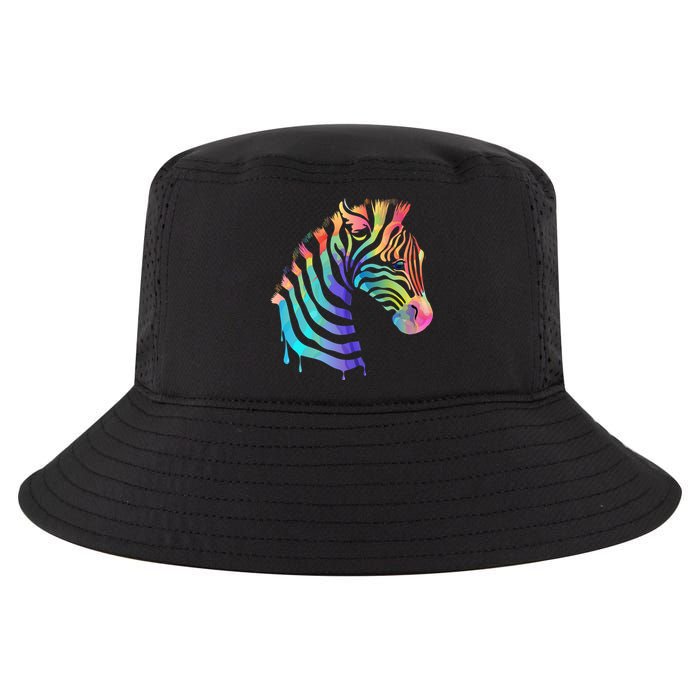 Zebra Neon Cool Comfort Performance Bucket Hat