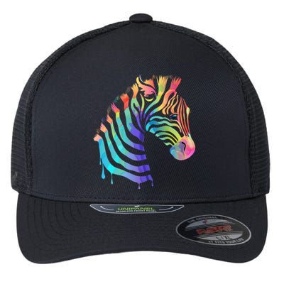 Zebra Neon Flexfit Unipanel Trucker Cap