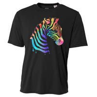 Zebra Neon Cooling Performance Crew T-Shirt