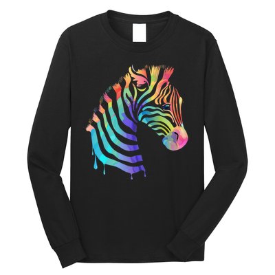 Zebra Neon Long Sleeve Shirt